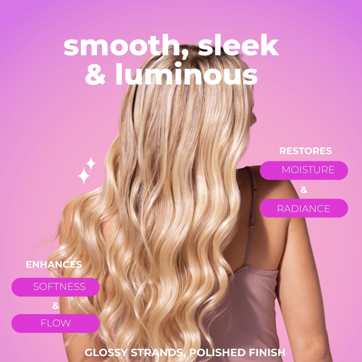 Luseta Glossy Pearl Trio – Smoothing & Hydrating Shampoo, Conditioner & Hair Serum