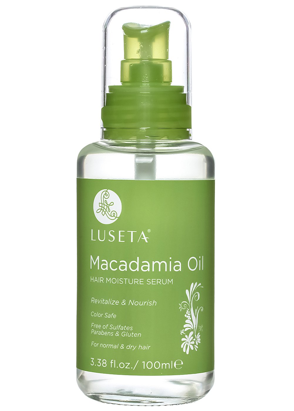 Luseta Macadamia Oil Hair Moisture Serum – Nourishing & Revitalizing for Normal & Dry Hair (3.38oz)