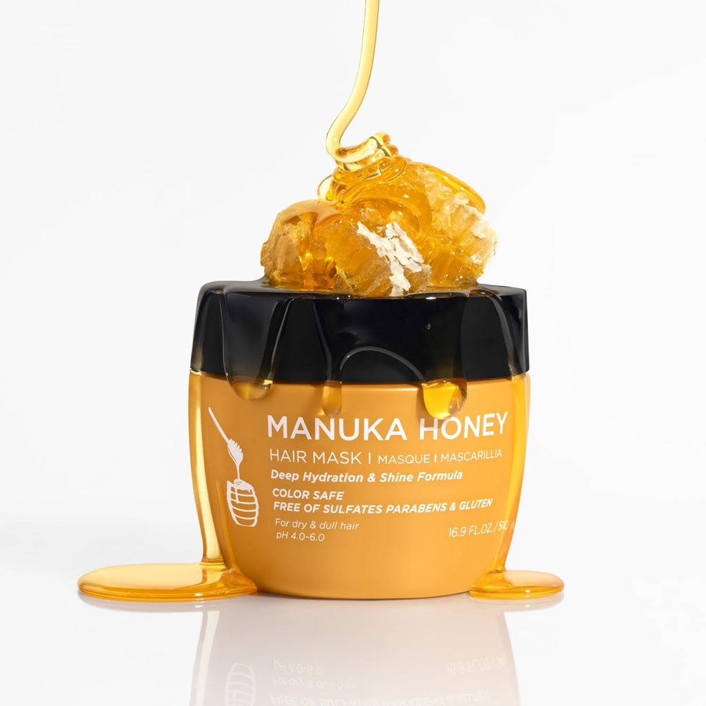 Luseta Manuka Honey Hair Mask – Hydrates, Frizz Control, Sulfate Free 16.9 oz