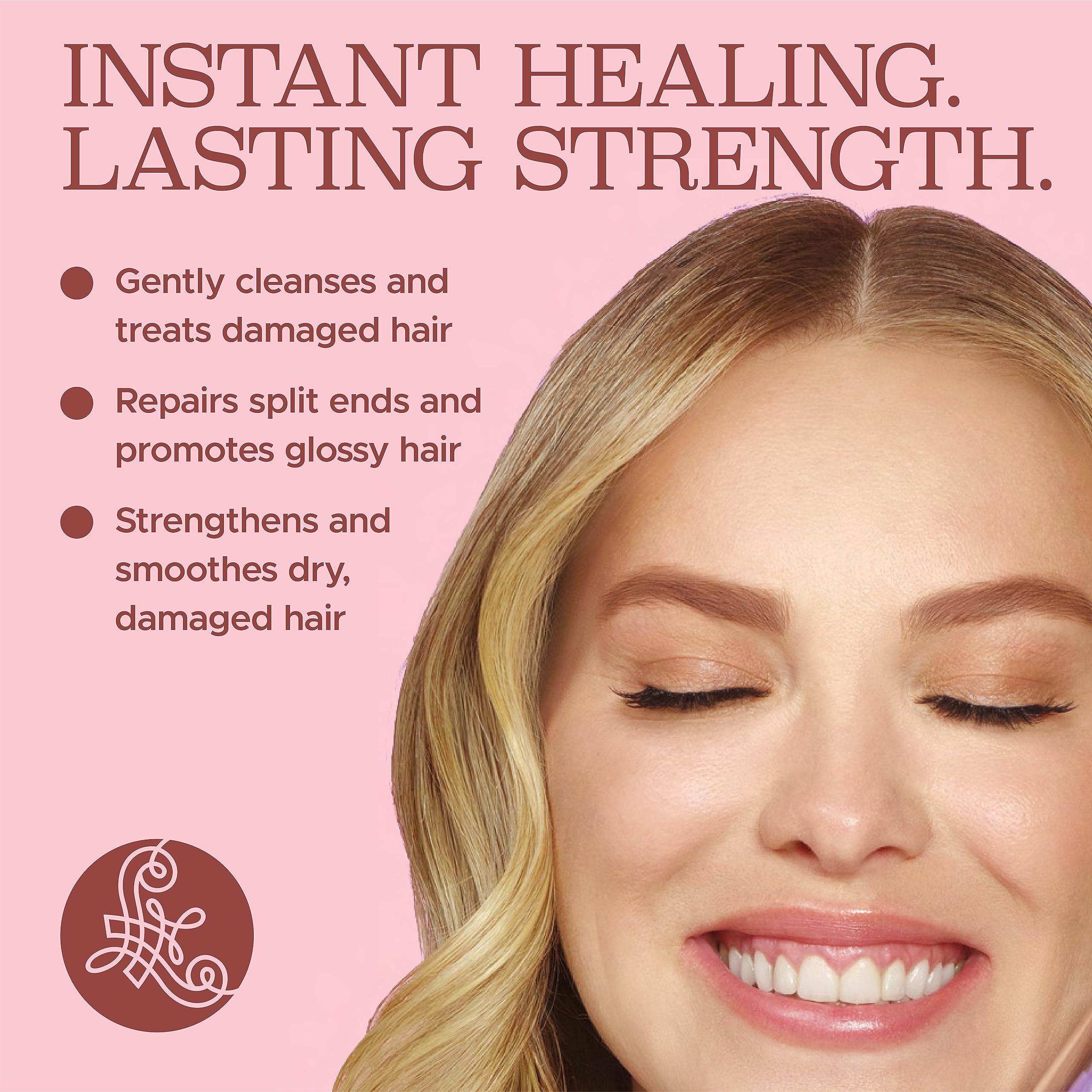 Luseta Tangle Free Hair Mask with Keratin & Argan Oil | Color Safe 16.9oz