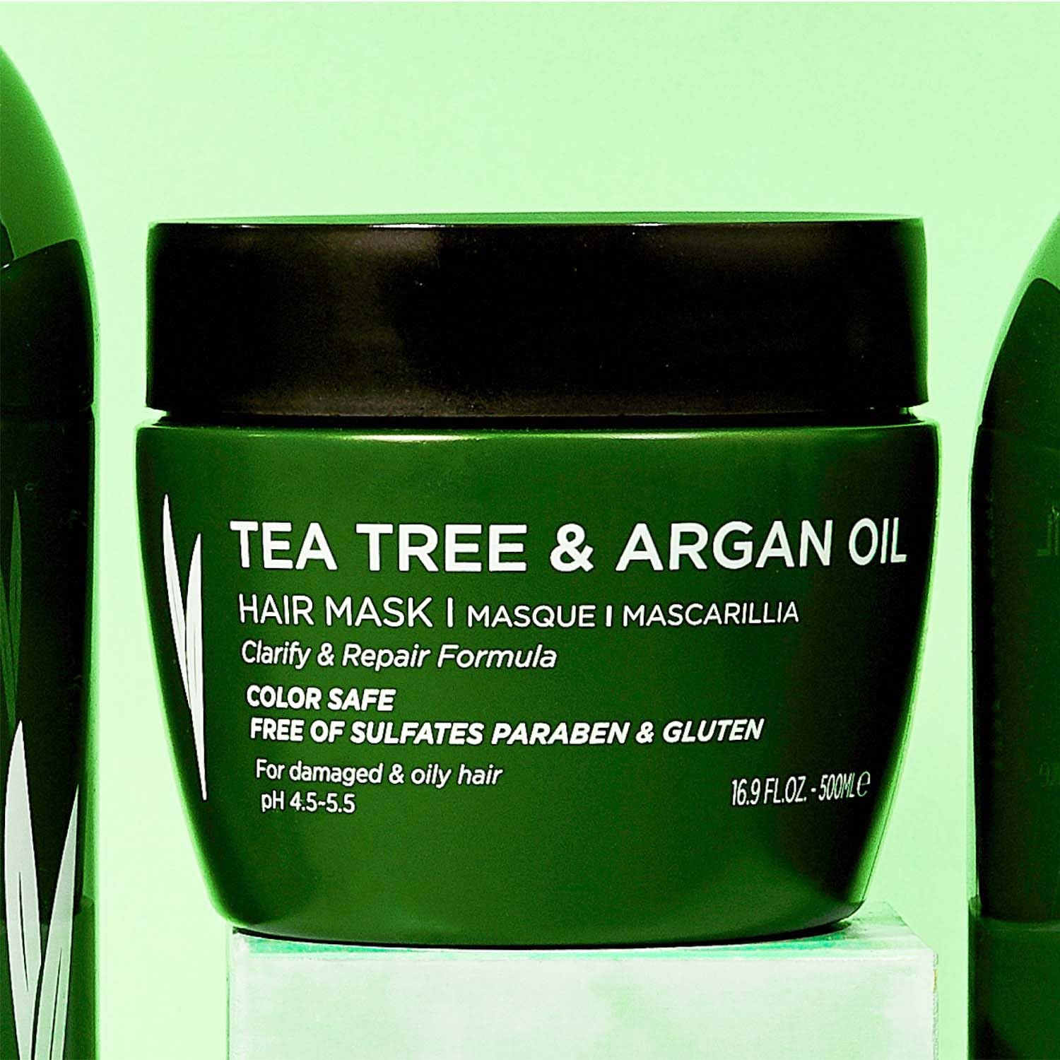 Luseta Tea Tree Oil Hair Mask 16.9 oz – Hydrating, Color-Safe Treatment