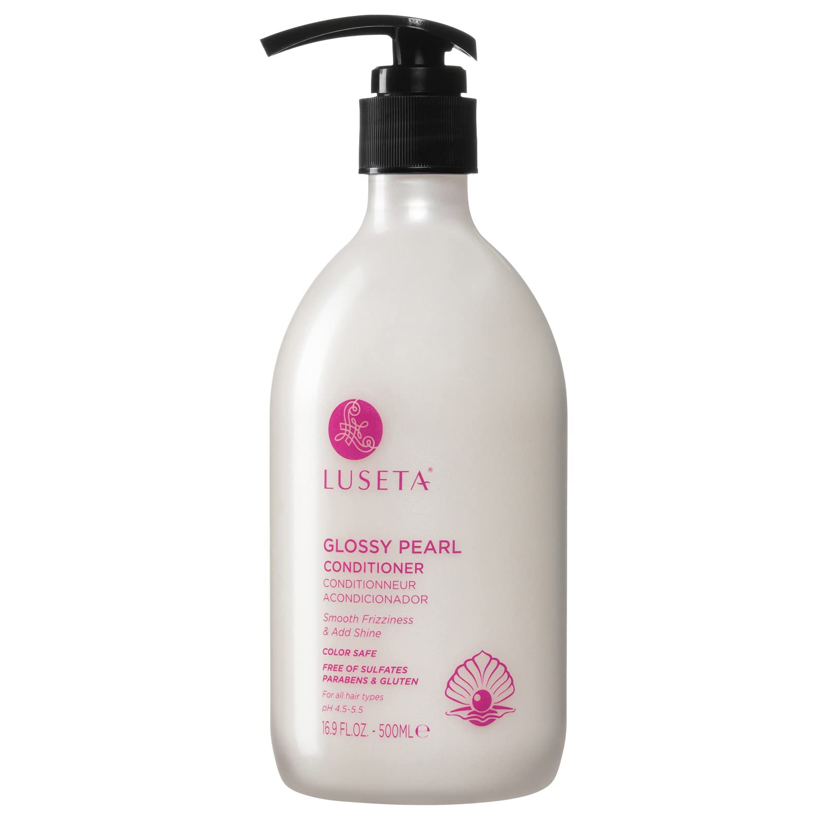 Luseta Glossy Pearl Conditioner — Deep Moisture, Shine & Frizz Control (16.9 fl oz)