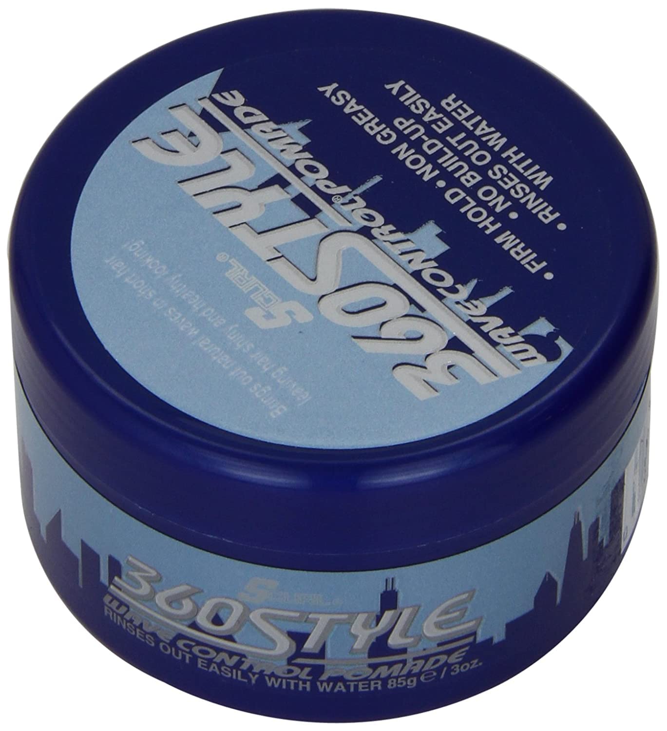 Luster's S-Curl 360 Wave Control Pomade – 6 Pack (3 oz each)
