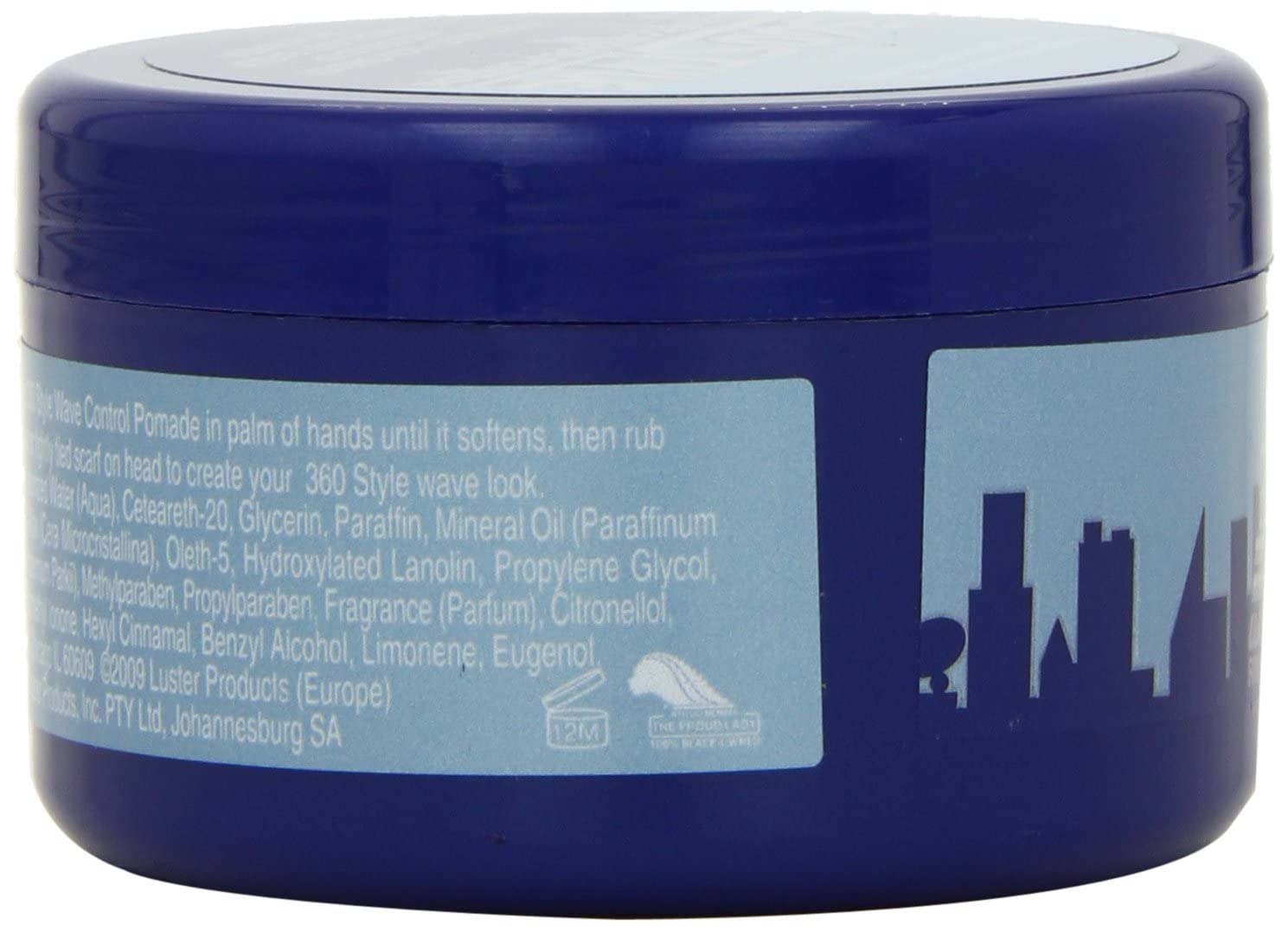 Luster's S-Curl 360 Wave Control Pomade – 6 Pack (3 oz each)