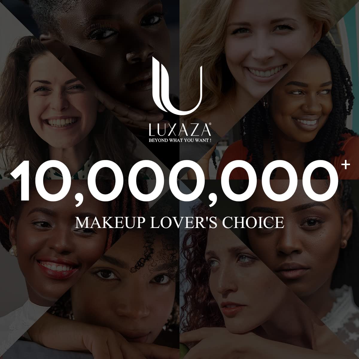 LUXAZA 6PCS Eyeshadow Stick Set – Crease-Proof, Metallic & Matte (Pink Brown)