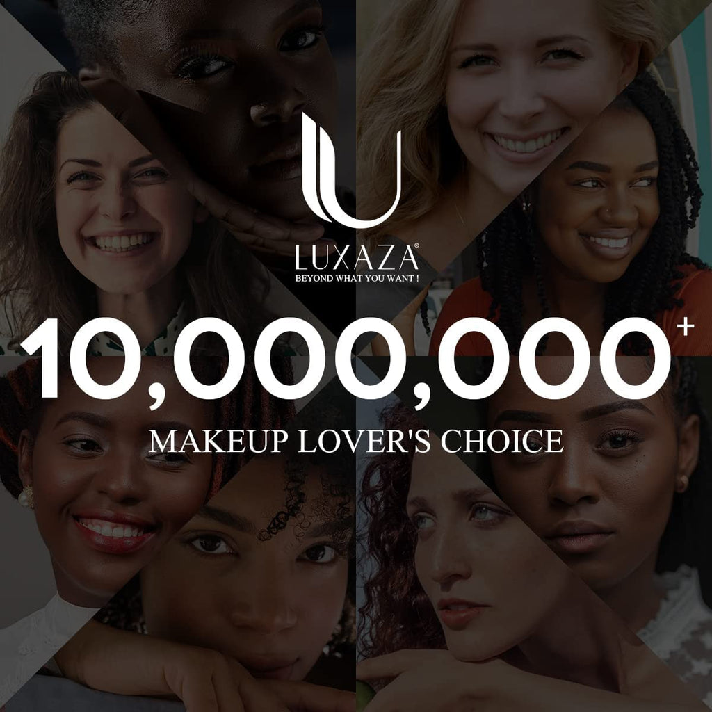 LUXAZA 6PCS Eyeshadow Stick Set – Crease-Proof, Metallic & Matte (Pink Brown)