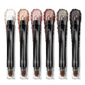 LUXAZA PRO Brown Eyeshadow Stick Set – 6pcs Neutral Shimmer & Matte Cream Palette | Dusk Bloom