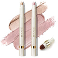 LUXAZA PRO 2PCS Eyeshadow Stick – Sunkissed-Glow with Built-in Brush & Sharpener