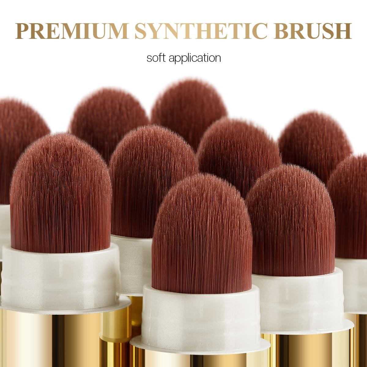 LUXAZA PRO 2PCS Eyeshadow Stick – Creamy Caramel-Latte Shimmer with Built-In Brush & Sharpener