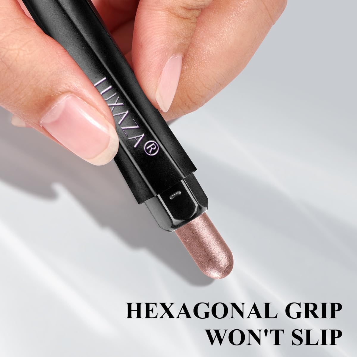 LUXAZA PRO Pink Ocean Eyeshadow Stick 6-Piece Set – Metallic Shimmer Eye Shadow & Eyeliner