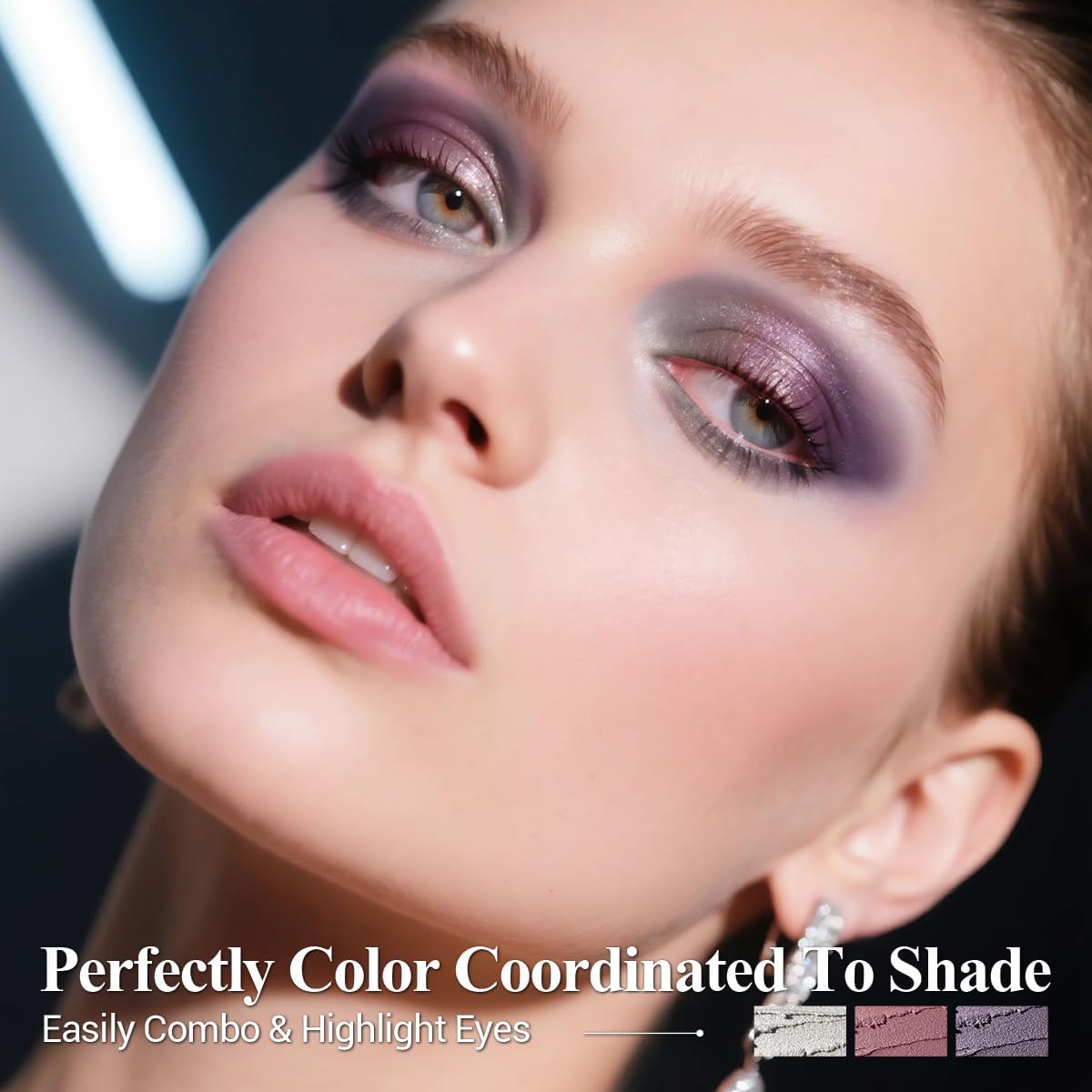 Luxaza Pro Plum Eyeshadow Stick Set 6pc – Neutral Shimmer & Matte Palette