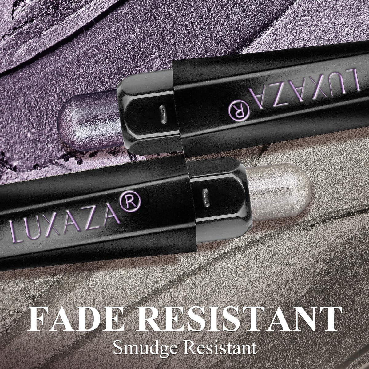 Luxaza Pro Plum Eyeshadow Stick Set 6pc – Neutral Shimmer & Matte Palette