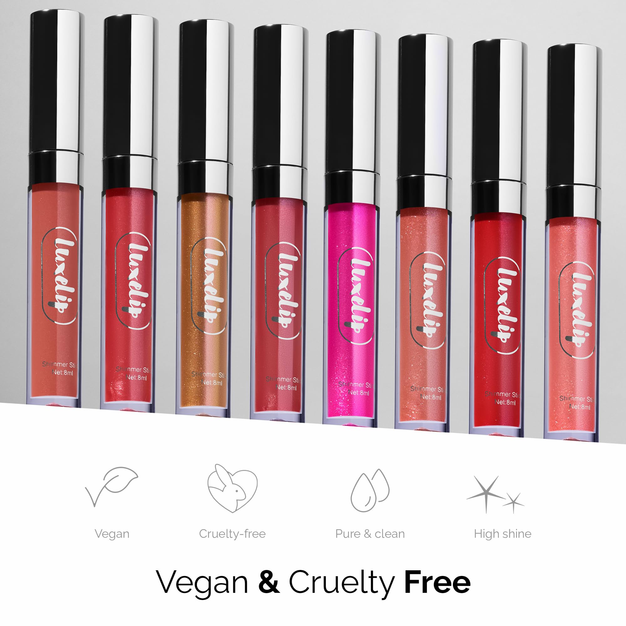 LuxeLip Matte Lipstick for Older Women & Hydrating Gloss in Chili Flake (8ml) – Non-Sticky, Luminous Shine