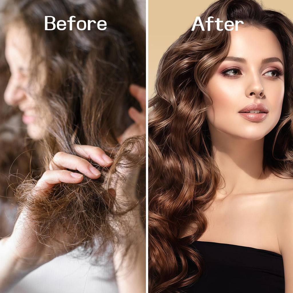 Luxfume Moisturizing Detangler Spray for Women – Curly Hair with Rice Water, Keratin & Castor Oil