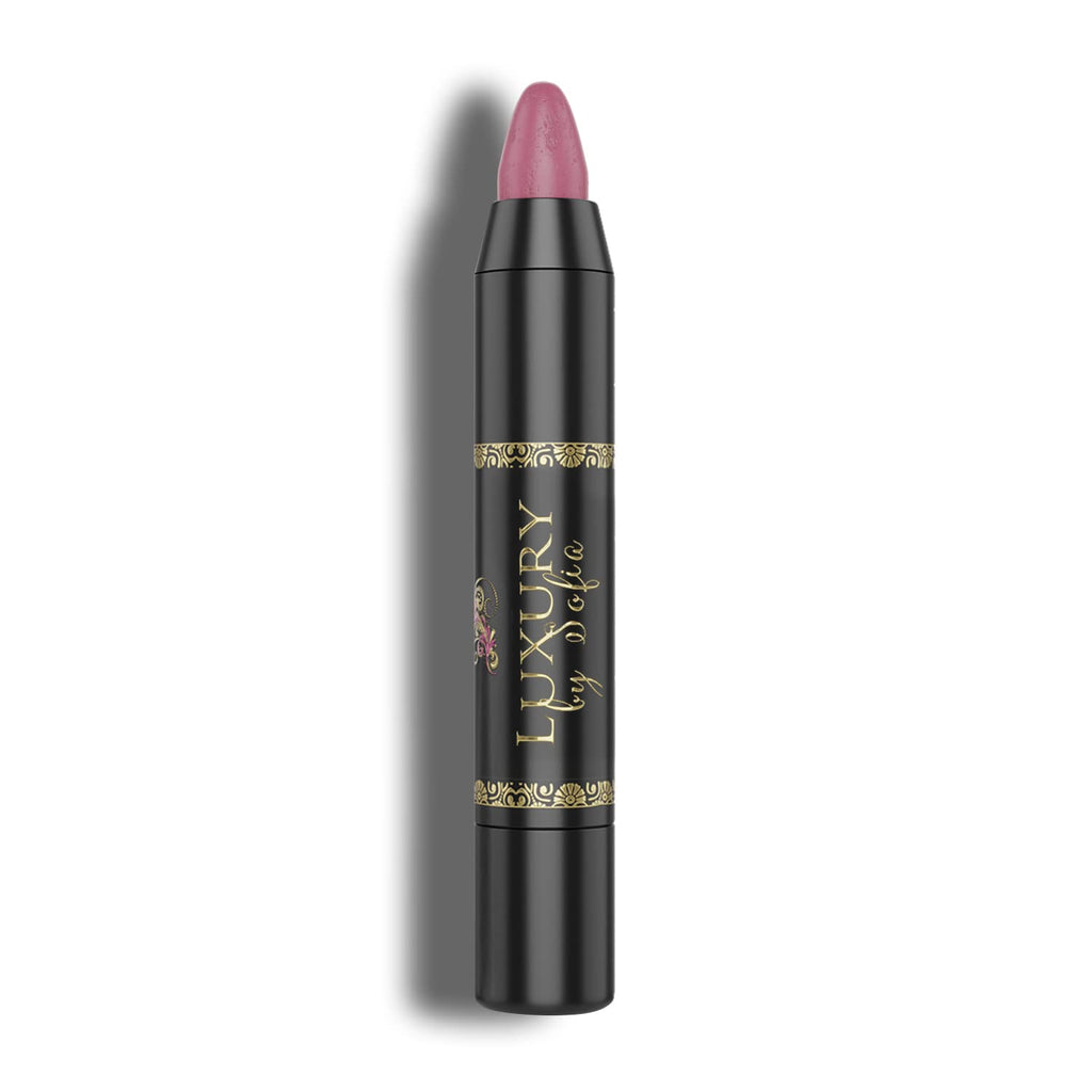 Luxury by Sofia Organic Lipstick/Lip Liner Dahlia – All Natural, Hydrating, Long-Lasting
