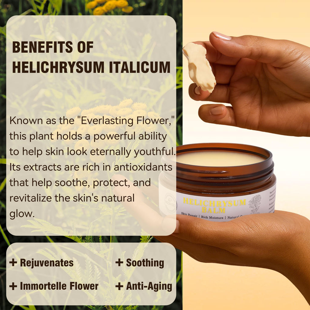 Luzia Glo Helichrysum Healing Balm – Ultra-Repair Skin Salve for Scars & Dry Skin