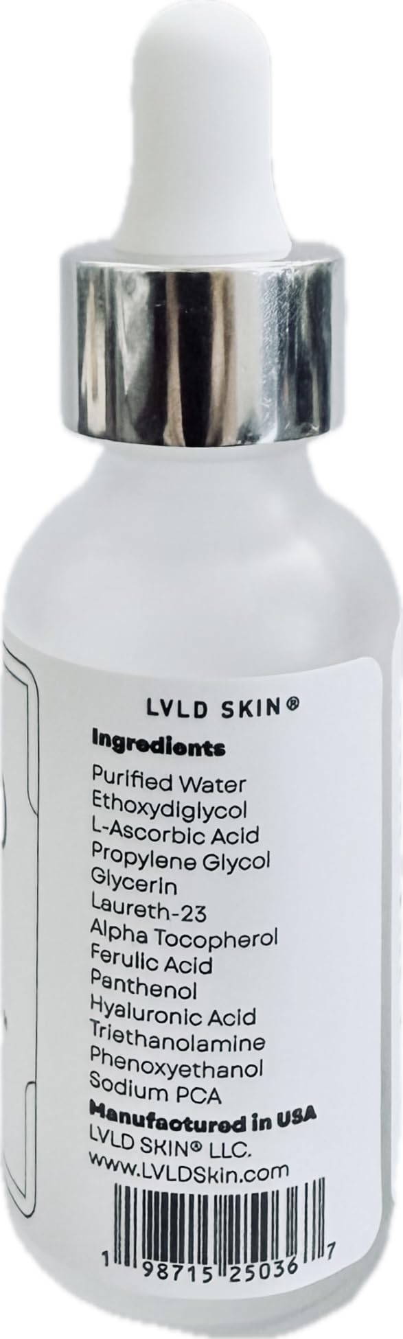 LVLD Skin Timeless Facial Serum – 15% Vitamin C with L-Ascorbic Acid, Vitamin E & Ferulic, Brightening & Anti-Aging (1 fl oz)