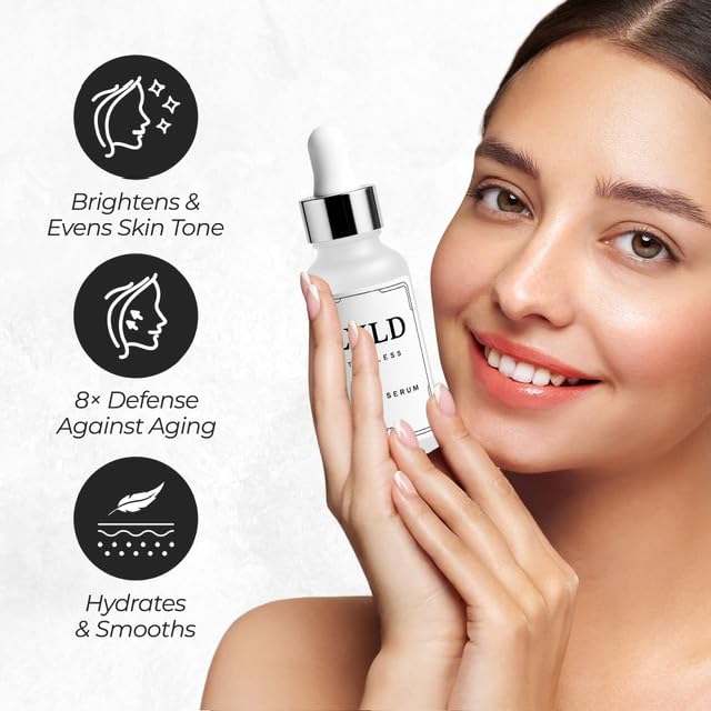 LVLD Skin Timeless Facial Serum – 15% Vitamin C with L-Ascorbic Acid, Vitamin E & Ferulic, Brightening & Anti-Aging (1 fl oz)