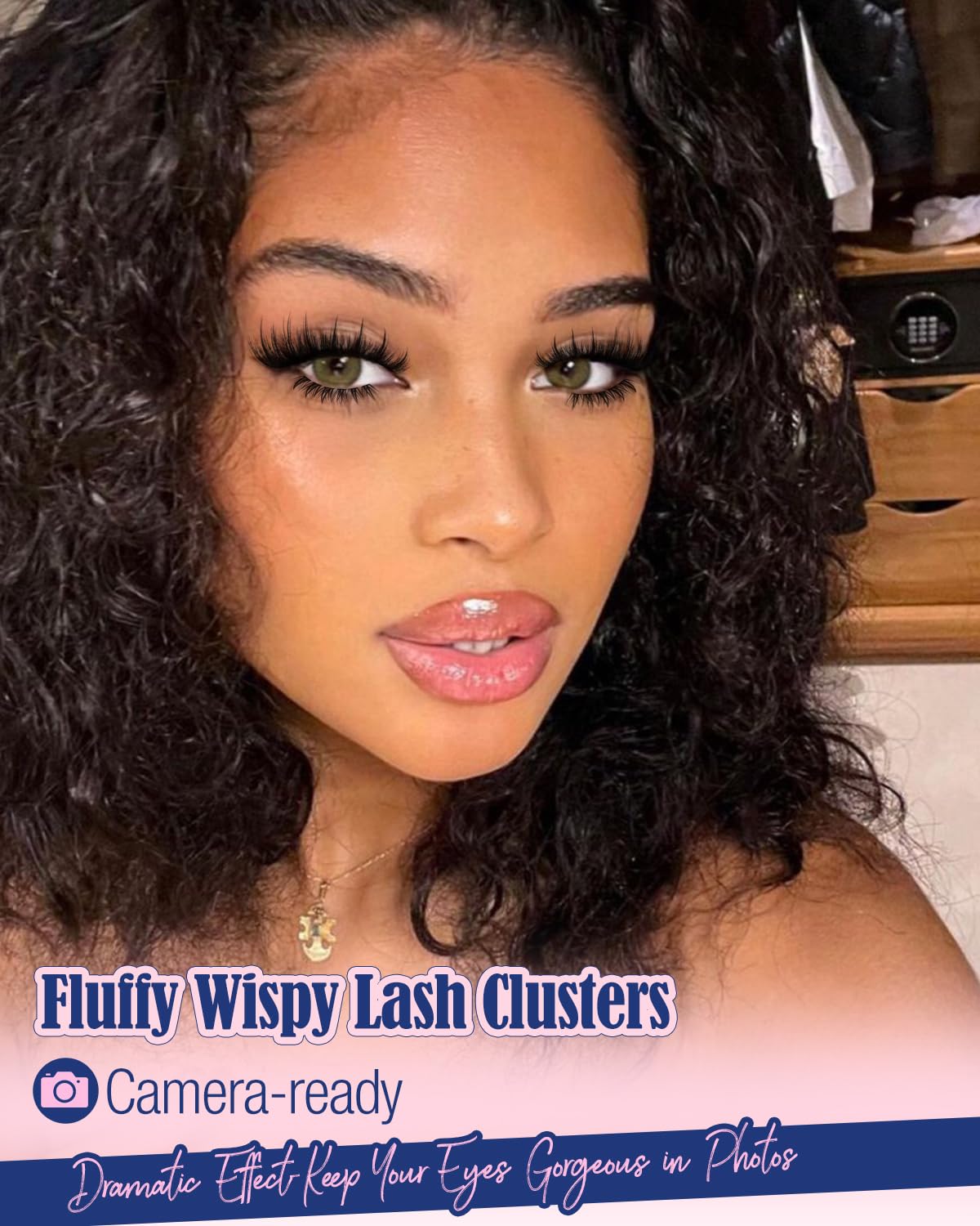 Lvmixwig Wispy Lash Clusters Kit — Spikes & Bottom Lashes, Bond & Seal
