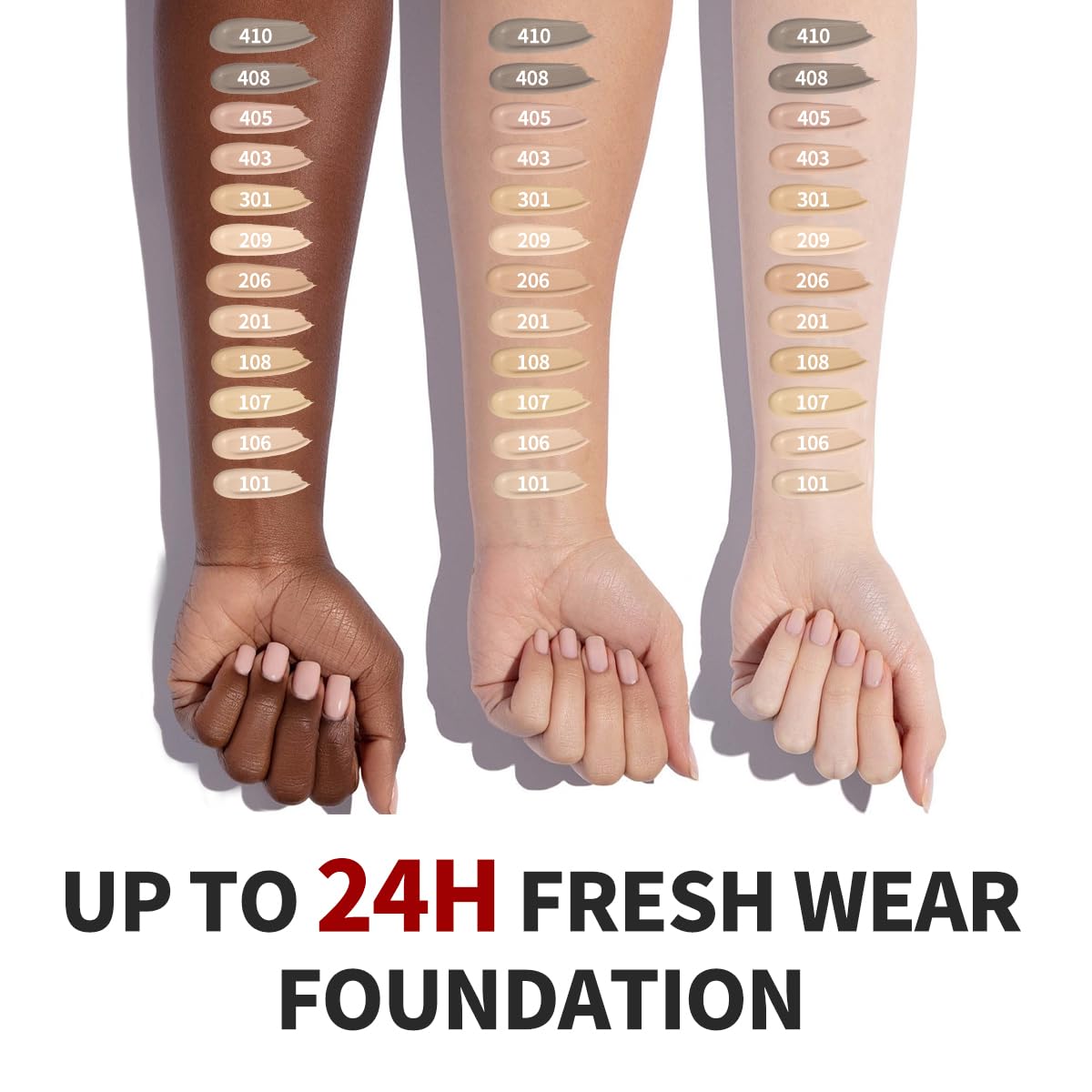 LXSKN 6-in-1 Matte Foundation with 1% Hyaluronic Acid – Shade 108 Light | All Skin Types