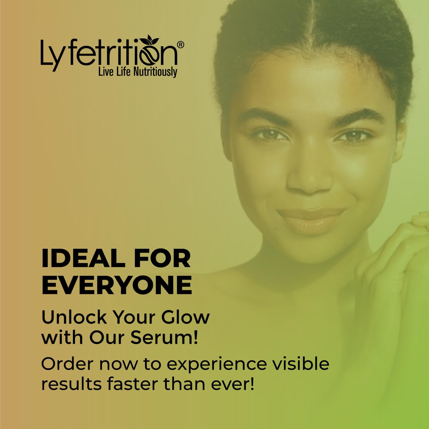Lyfetrition Glycolic 30% Renewal Serum with Vitamins C & E – Brightening & Exfoliating (12 oz)