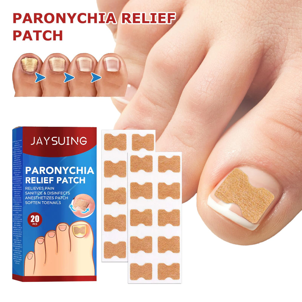 LYFXuGeMLM 20 Patches Fungal Nail Repair – Toenail Restoration, 8-Hour Intensive Treatment