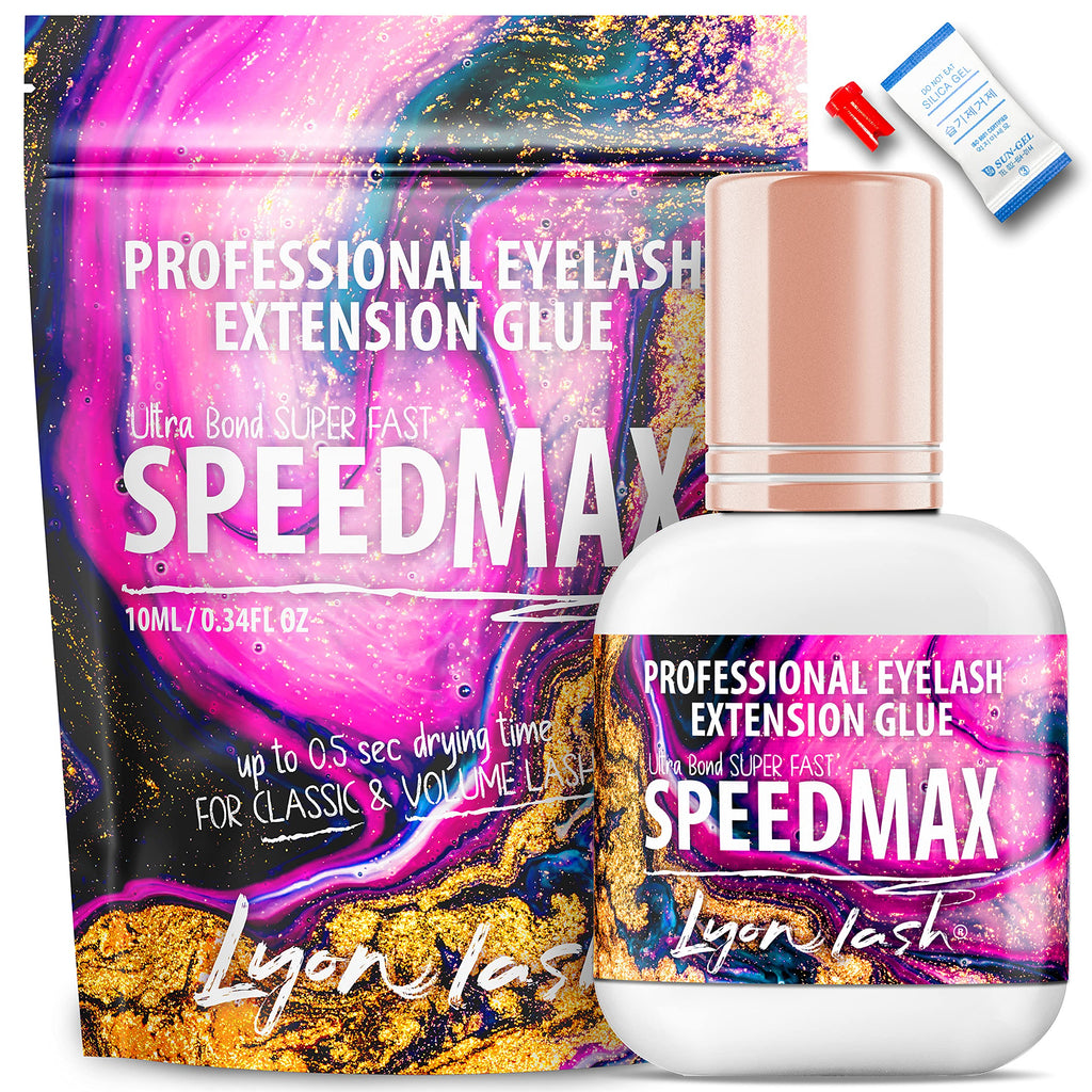 Lyon Lash SPEEDMAX Eyelash Extension Glue – 0.3–1.3s Dry Time | Up to 8 Weeks Retention