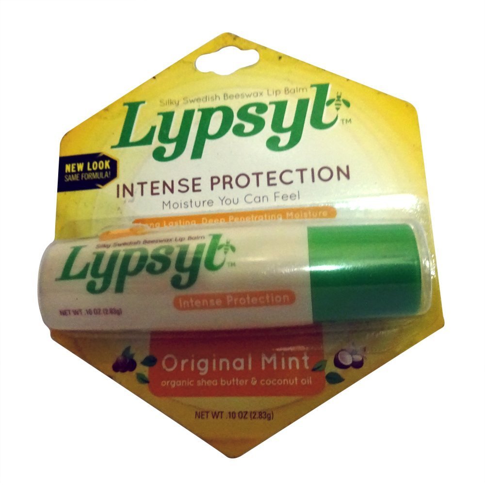 Lypsyl Intense Protection Original Mint Lip Balm – Pack of 3 | 0.10 oz