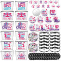 Lyrow 160 Pcs Cheerleader Gifts Bulk – Team Back-to-School Cheer Bundle (Pink)