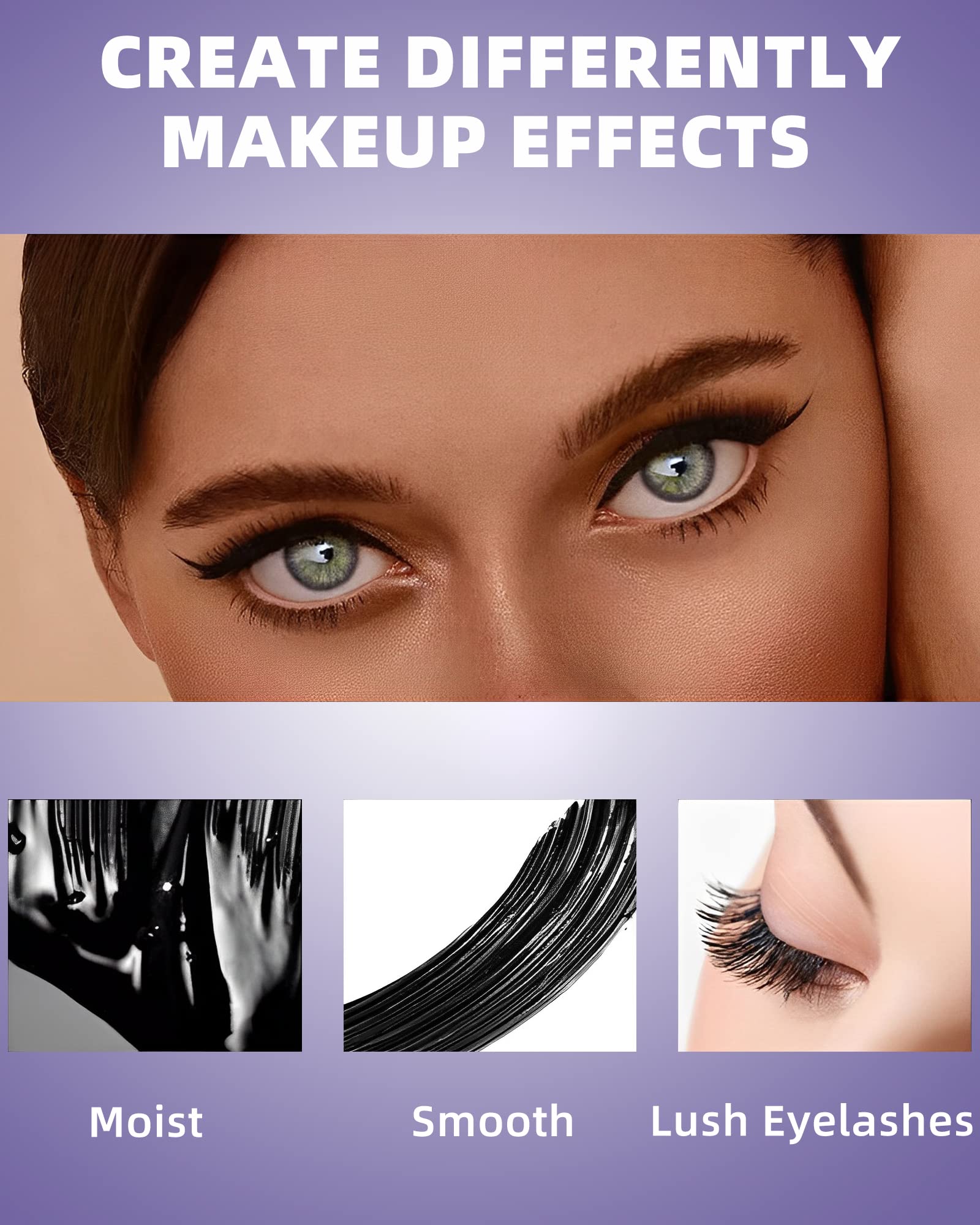 LYSdefeu 5D Colored Mascara – 6 Vibrant Shades, Waterproof, Volume & Length