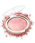LYSdefeu Baked Blush Peachy Marble Palette – Cruelty-Free Glow Powder