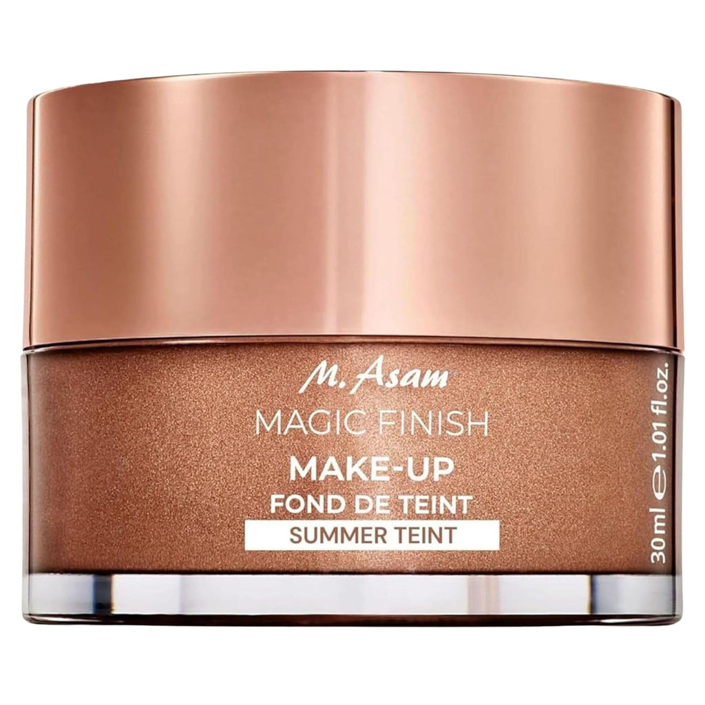 M. Asam Magic Finish Summer Teint Mousse – 4in1 Primer, Foundation, Concealer & Powder (Vegan, Medium–Deep)