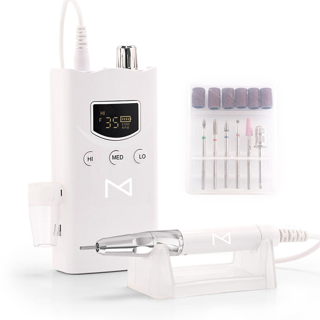 M GEM Brushless Nail Drill 35K RPM | Cordless Efile for Acrylic, Gel & Natural Nails