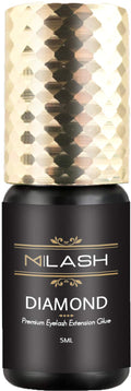 M LASH Diamond Premium Lash Glue – 6-7 Weeks Retention, 1-2s Dry Time, 5ml | Pro Lash Adhesive
