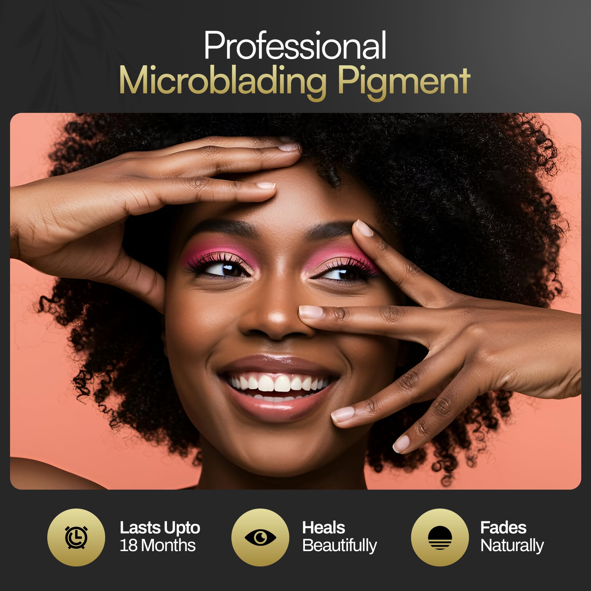 M - Microblading Ink Set (7 Medical-Grade Pigments) | Professional PMU Ink for Eyebrows