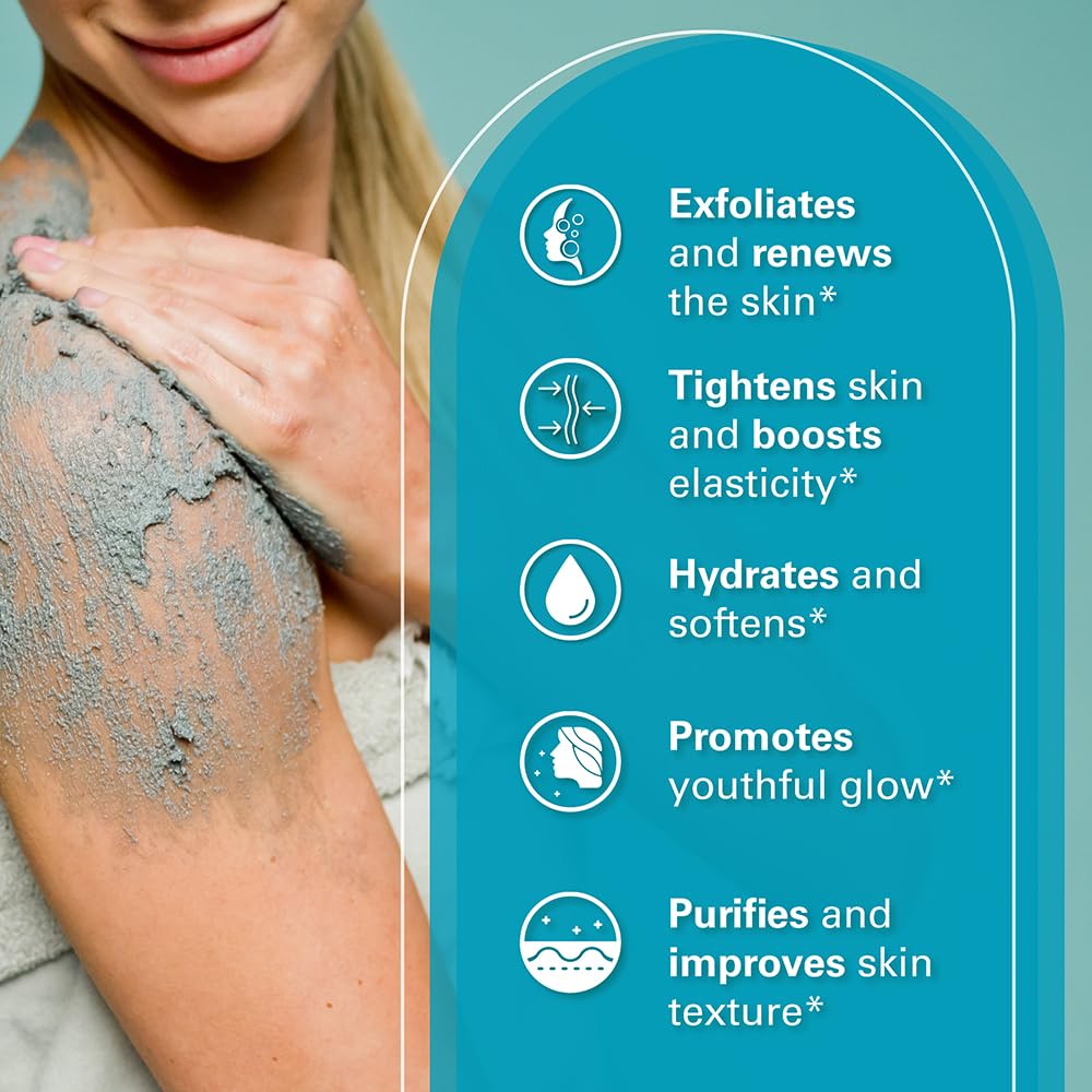 Exfoliating Charcoal Scrub with Collagen & Stem Cells – M3 Naturals Body & Face Salt Scrub
