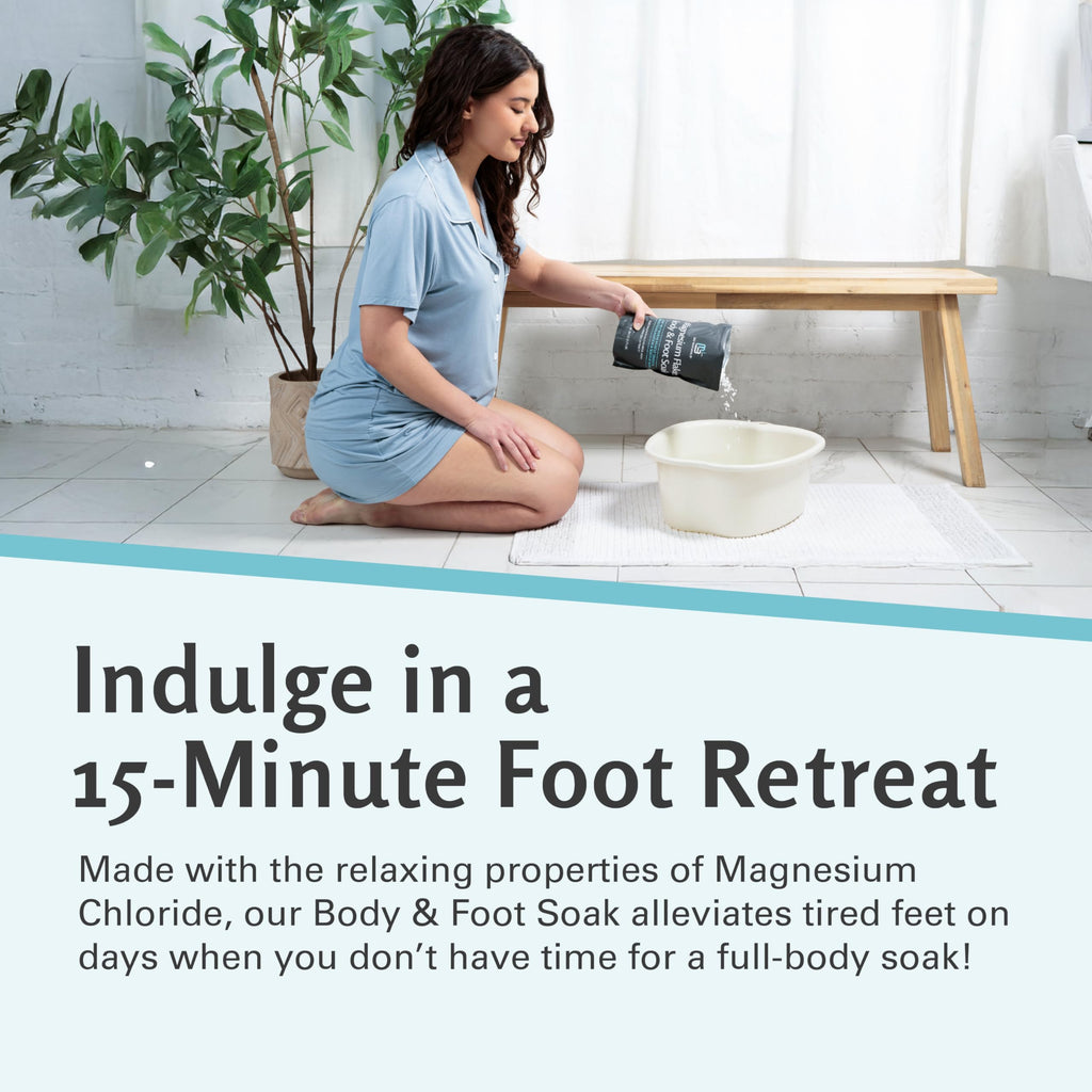 M3 Naturals Magnesium Soak – Fast-Acting Bath Salt with Dead Sea Salt & MSM (Fragrance Free)
