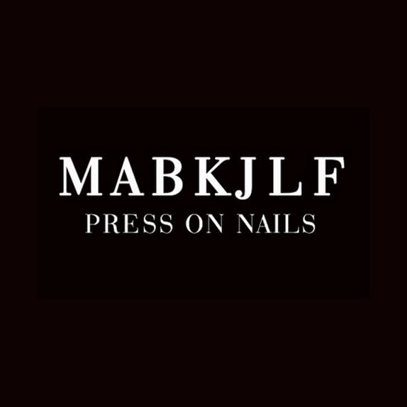 MABKJLF Luxury Press On Nails – Medium Almond, 3D Floral & Pearl Design, Reusable ABS Kit