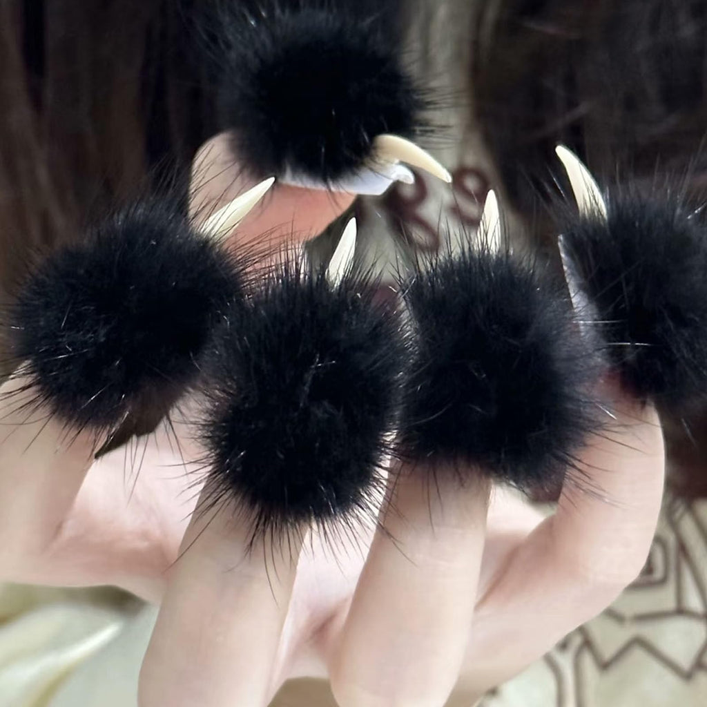 MABKJLF Halloween Press On Nails – Luxury Medium Stiletto & Eagle Claw, Reusable ABS