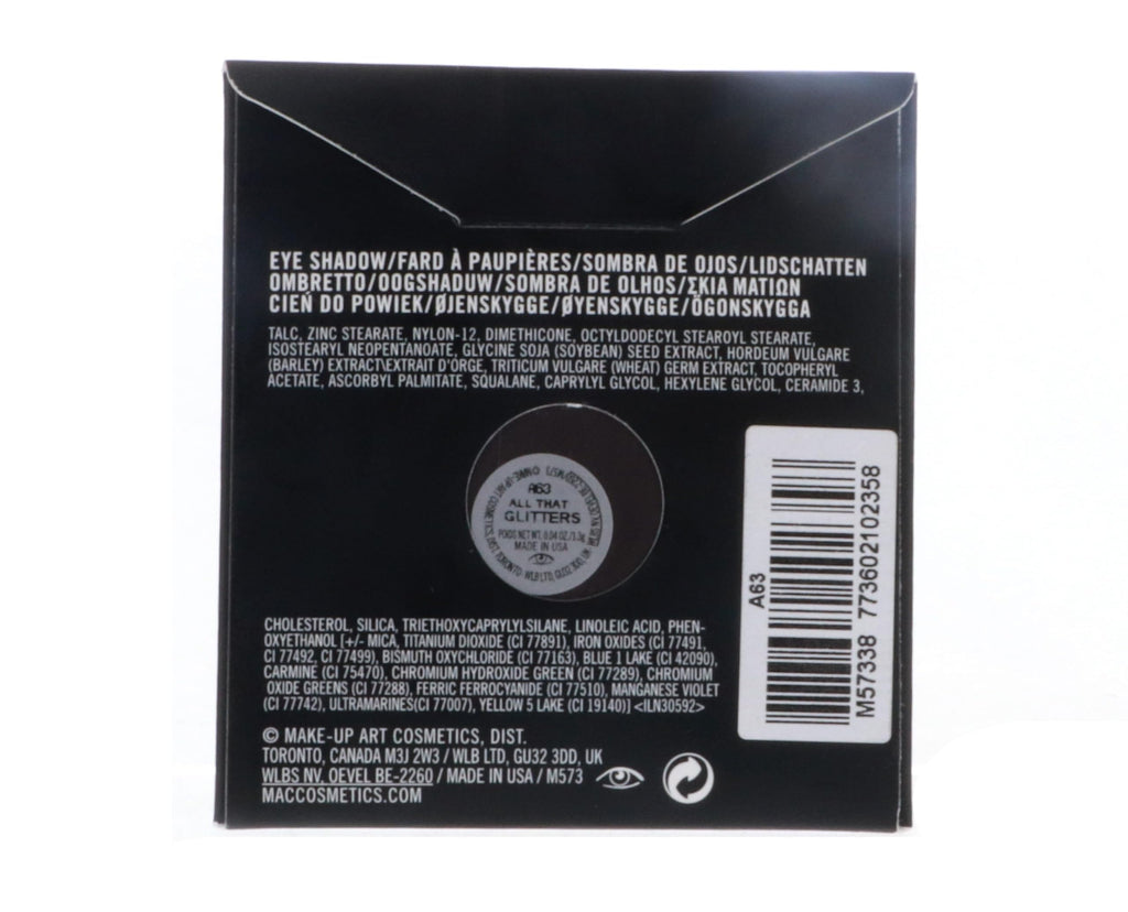 MAC All That Glitters Small Eye Shadow Refill Pan – 1.3 g/0.04 oz | Refillable, Shimmery, Light Coverage