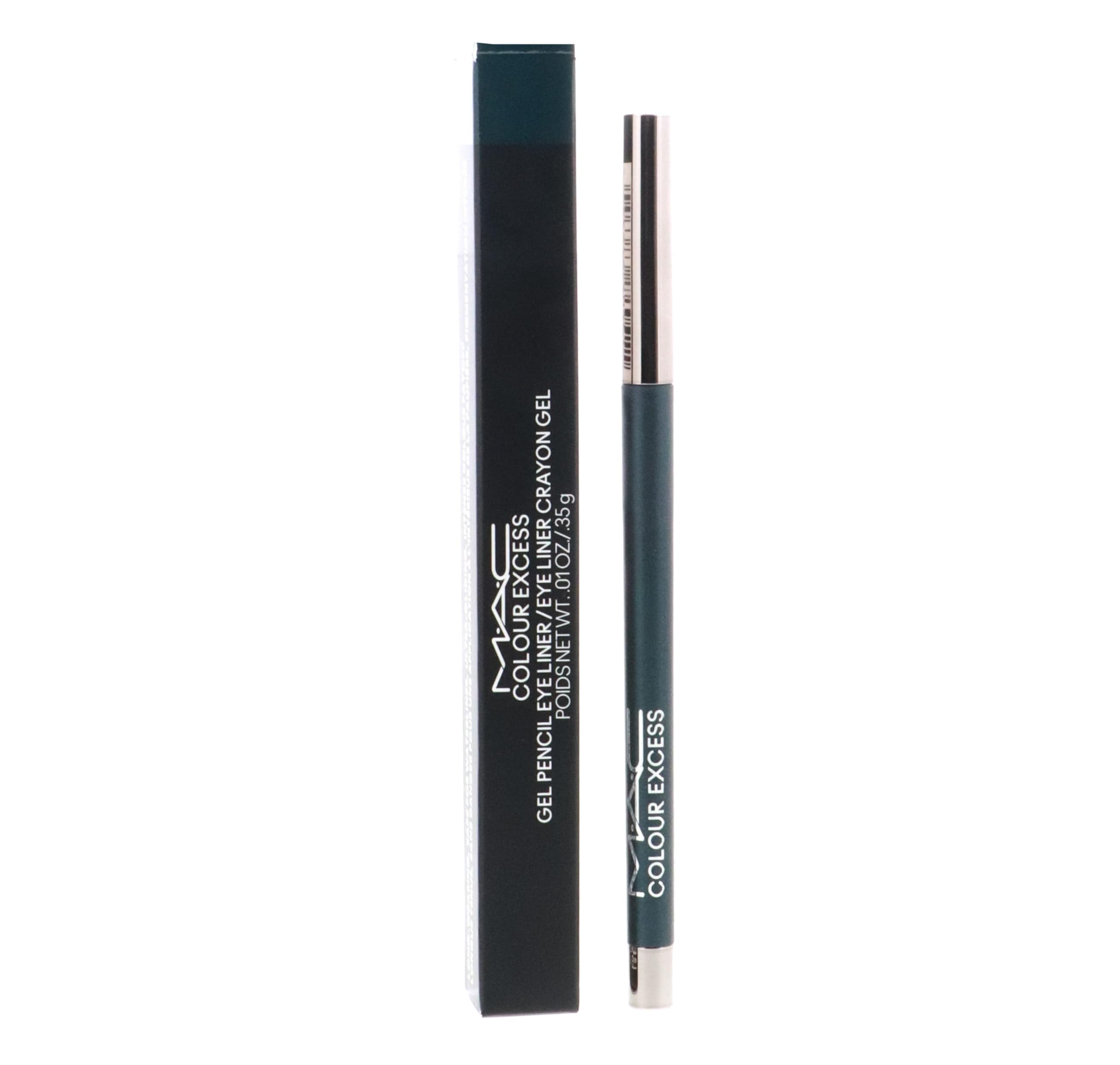 MAC Colour Excess Gel Pencil Eye Liner - Hell-Bent | Black with Multicolored Pearls 0.01 oz