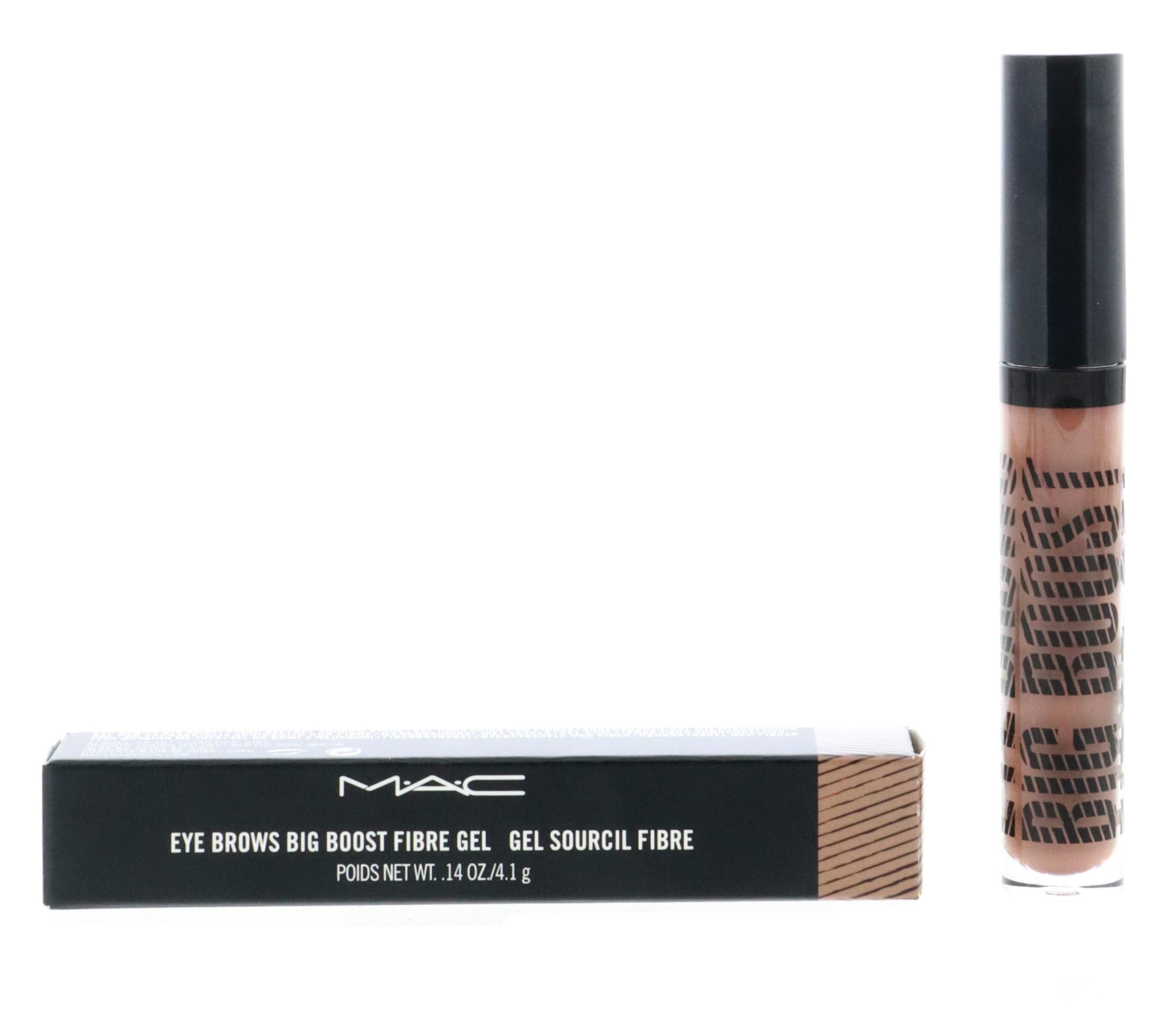 MAC Eye Brows Big Boost Fibre Gel STRUT – Reddish Brown | 24-Hour Waterproof Brow Gel