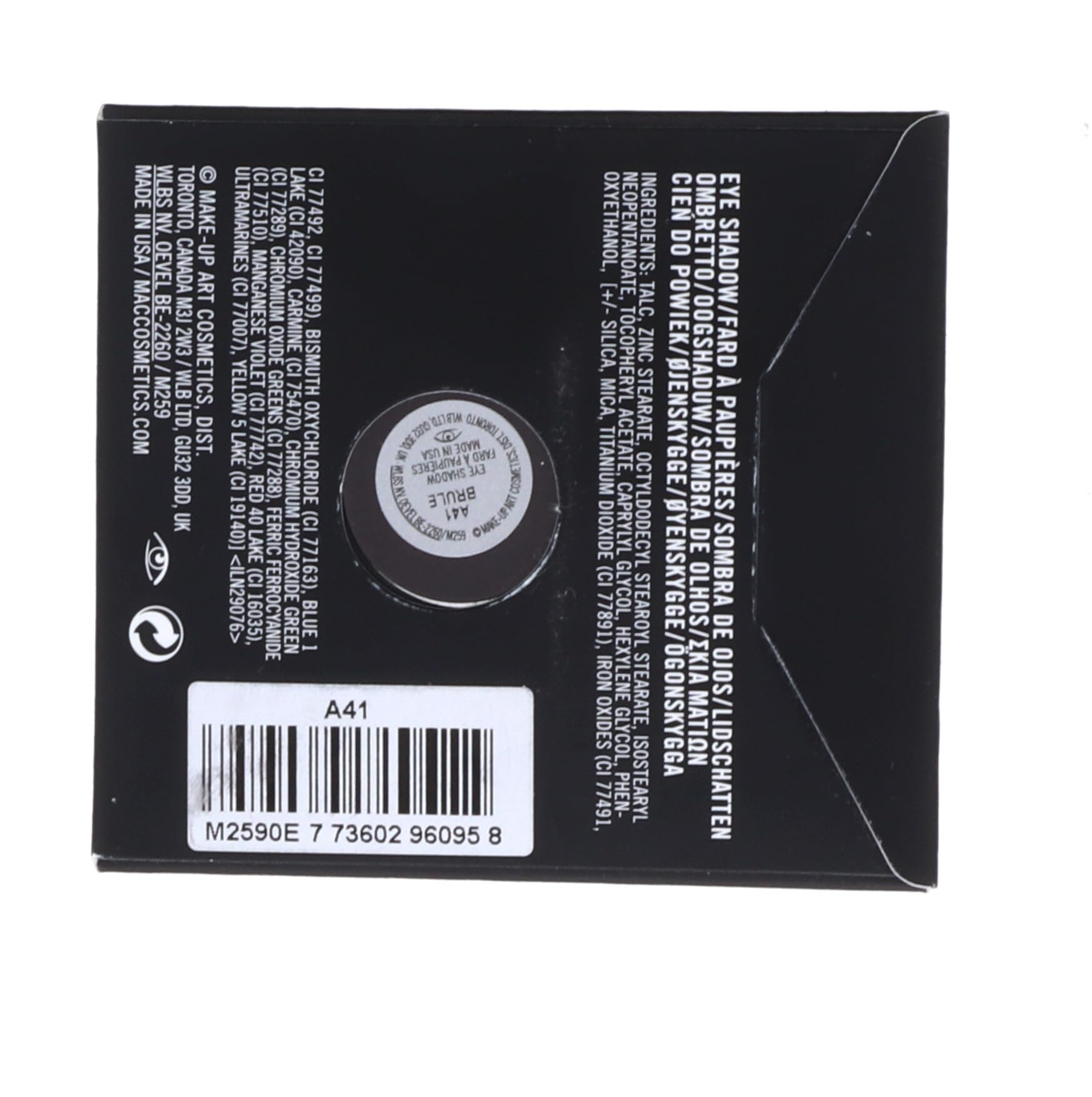 MAC Pro Palette Refill Pan – Brule (1.5 g) | Soft Beige Satin
