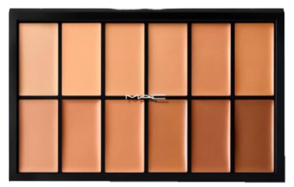 MAC Full Coverge Foundation x 12 Pro Palette — 1 oz / 30 g (12 Shades)