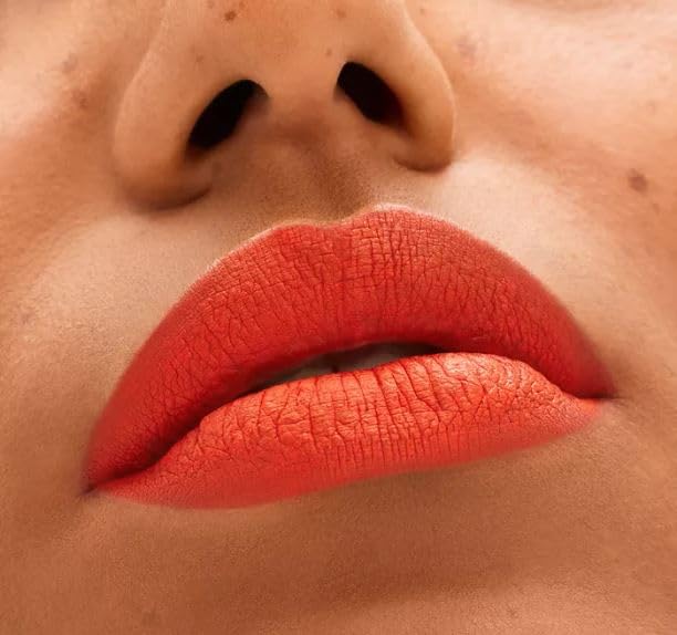 MAC Locked Kiss 24HR Lipstick in 57 Renegade – 0.06 oz, Kiss-Proof Matte Color