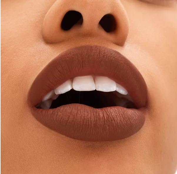 MAC Locked Kiss 24HR Lipstick - 65 Posh (0.06 oz) | Long-Wear Matte Lip Color