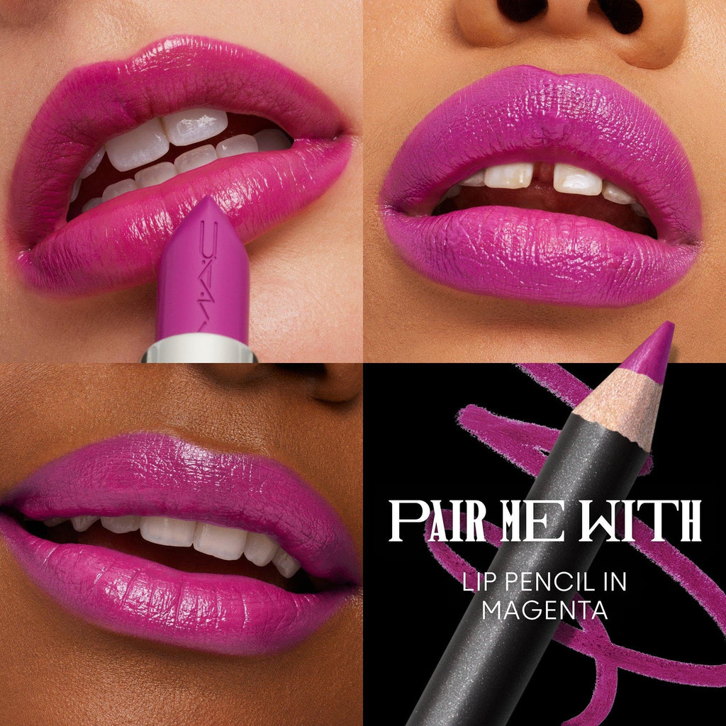 MAC M·A·Cximal Sleek Satin Lipstick Violet Vapor – Hydrating, Pigment-Rich Color