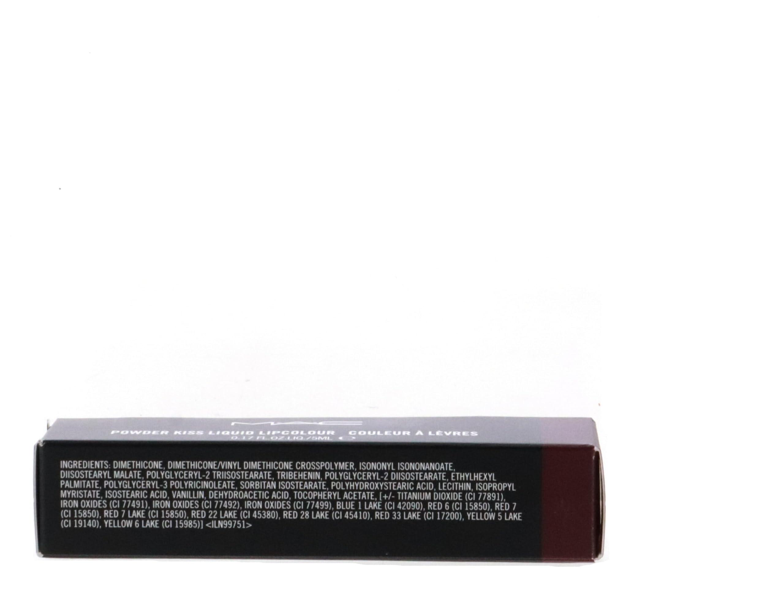 MAC Powder Kiss Liquid Lipcolour 994 Make Love To The Camera – Deep Wine