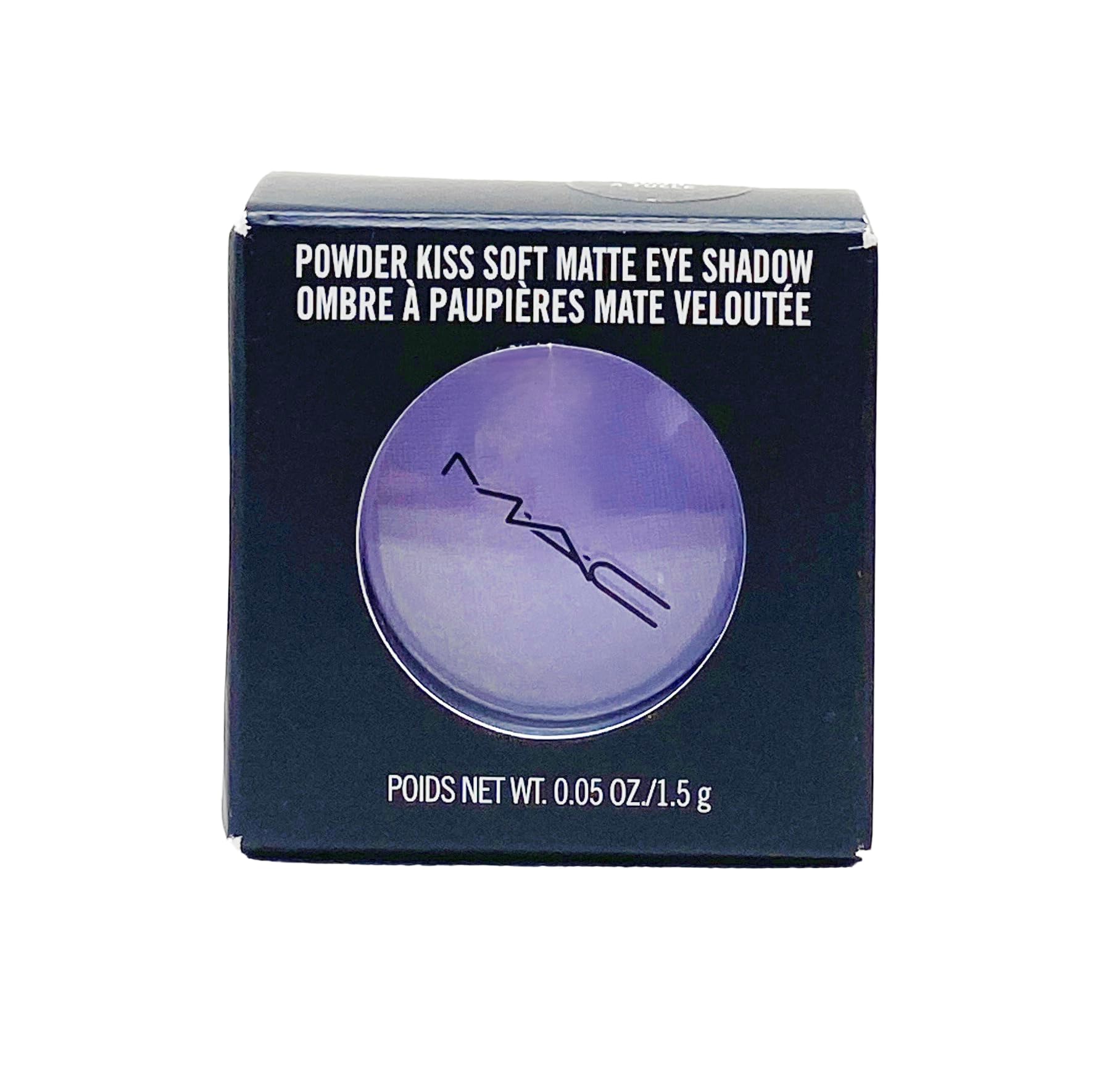 MAC Powder Kiss Soft Matte Eye Shadow Such A Tulle – Light Periwinkle Blue (0.05 Oz / 1.5 g)