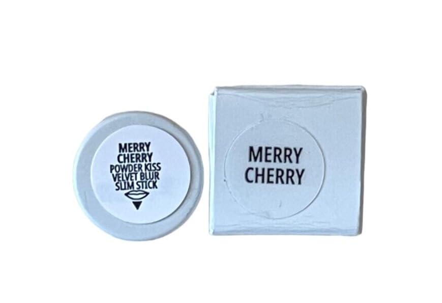 MAC Powder Kiss Velvet Blur Slim Lipstick Limited Edition Merry Cherry